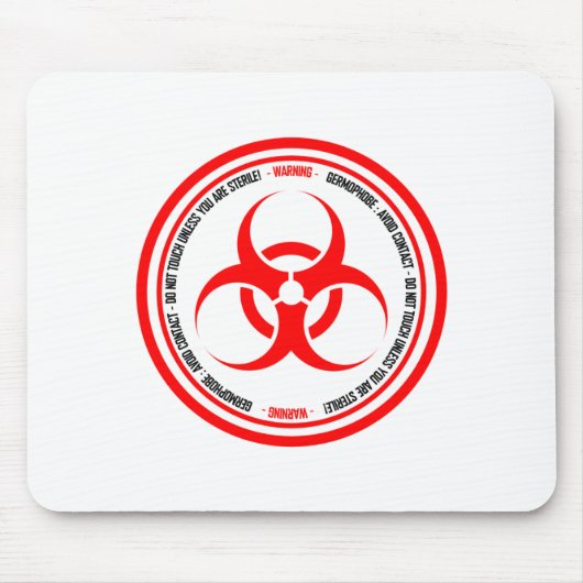 Tapis De Souris Germophobe (Devant)