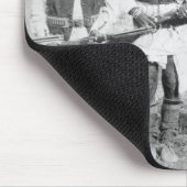 Tapis De Souris Geronimo et trois de ses guerriers d'Apache, 1886 (Coin)