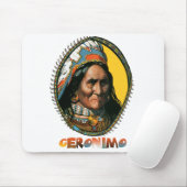 Tapis De Souris Geronimo, leader Apache (Avec souris)