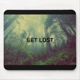 Tapis De Souris Get Lost - une forêt sauvage