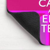 Tapis De Souris Get Your Keep Calm Text on Fuchsia Union Jack (Coin)