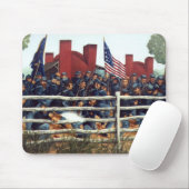 Tapis De Souris Gettysburg, bataille à la briqueterie Mousepad 3 (Avec souris)