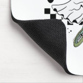 Tapis De Souris Ghost Cyclisme Vélo Retro Halloween Party C (Coin)