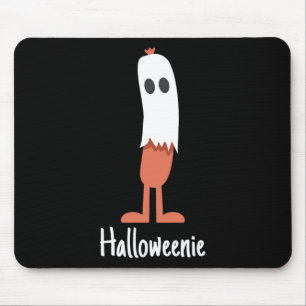 Tapis De Souris Ghost Hot Dog Halloweenie Costume Amusant Nourritu