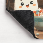 Tapis De Souris Ghost mignon & Squelette avec bol à bonbons - Mous (Coin)
