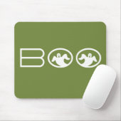 Tapis De Souris Ghosts Boo Mousepad, vert et blanc (Avec souris)