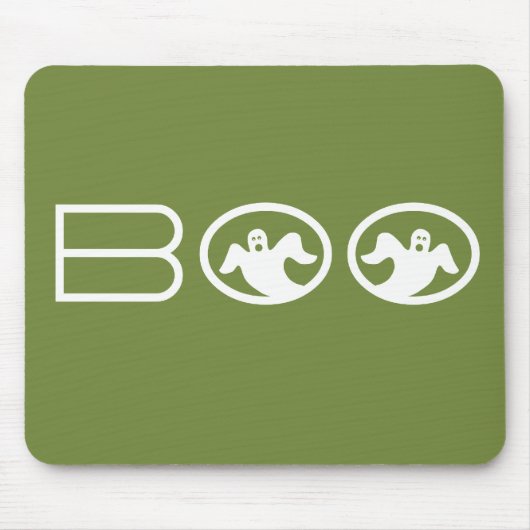 Tapis De Souris Ghosts Boo Mousepad, vert et blanc (Devant)