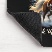 Tapis De Souris Giddy Up Jingle Horse Ramassez Vos Pieds Xmas Père (Coin)