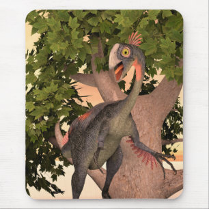 Tapis De Souris Gigantoraptor Art Aventure Dinosaure pour Enfants