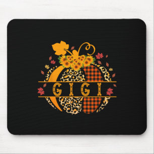 Tapis De Souris Gigi Citrouille Empreinte de léopard Pour Grandma 