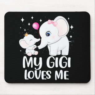 Tapis De Souris Gigi M'Aime Jolie Aiguille Éléphante Pour Les Enfa