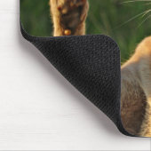 Tapis De Souris Ginger Cat Dit Bonjour ! (Coin)