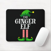 Tapis De Souris Ginger Elf Matching Family Group Christmas Party P (Avec souris)