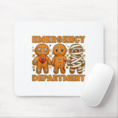 Tapis De Souris Gingerbread Emergency Department Christmas Nurse D (Avec souris)