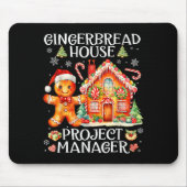 Tapis De Souris Gingerbread House Project Manager Decorating Bakin (Devant)
