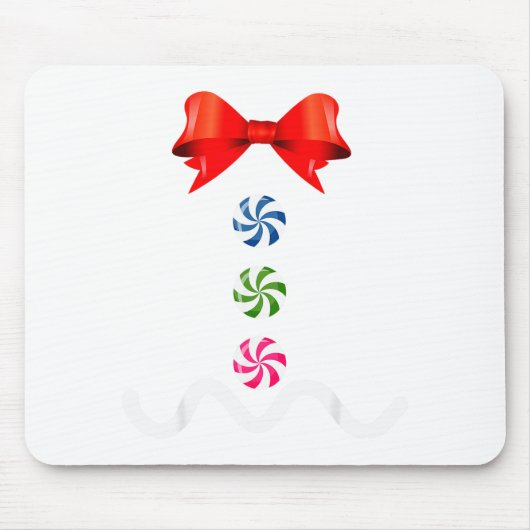 Tapis De Souris Gingerbread Man Christmas Costume Cookie Baking (Devant)