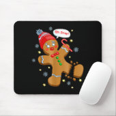 Tapis De Souris Gingerbread Man Cookie Ugly Sweater Oh Snap Christ (Avec souris)