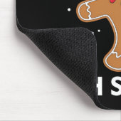 Tapis De Souris Gingerbread Man Oh Snap Christmas Funny Cookie (Coin)