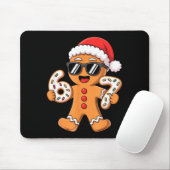Tapis De Souris Gingerbread Santa With Sungles Holding 67 Cookies  (Avec souris)