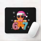 Tapis De Souris Gingerbread Six Seven 67 Meme 6 7 Funny Christmas (Avec souris)