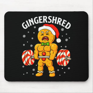 Tapis De Souris Gingershred Drôle Bonhomme en pain d'épices Gymnas