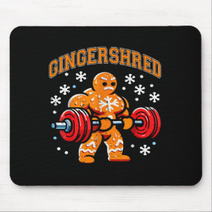 Tapis De Souris Gingershred Drôle Homme Pain d'épice Gym Musculati