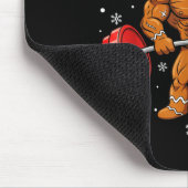 Tapis De Souris Gingershred Funny Gingerbread Man Gym Bodybuilding (Coin)
