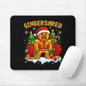 Tapis De Souris Gingershred Funny Gingerbread Man Gym Bodybuilding (Avec souris)