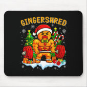 Tapis De Souris Gingershred Funny Gingerbread Man Gym Bodybuilding (Devant)