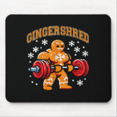 Tapis De Souris Gingershred Funny Gingerbread Man Gym Bodybuilding (Devant)