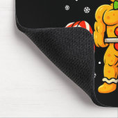 Tapis De Souris Gingershred Funny Gingerbread Man Gym Bodybuilding (Coin)