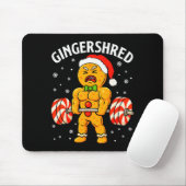 Tapis De Souris Gingershred Funny Gingerbread Man Gym Bodybuilding (Avec souris)