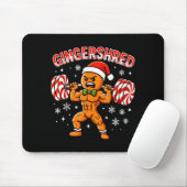 Tapis De Souris Gingershred Funny Gingerbread Man Gym Bodybuilding (Avec souris)