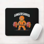 Tapis De Souris Gingershred Gingerbread Christmas Workout Gym Ging (Avec souris)