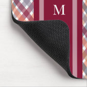 Tapis De Souris Gingham d'automne (Coin)