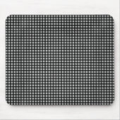 Tapis De Souris Gingham noir et blanc (Devant)