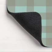 Tapis De Souris Gingham vert (Coin)