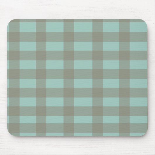Tapis De Souris Gingham vert (Devant)