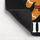Tapis De Souris Ginjas Gingerbread Ninja Funny Christmas Cookie Bo (Coin)