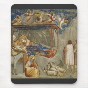 Tapis De Souris Giotto di Bondone La Nativité Fine Art Collection