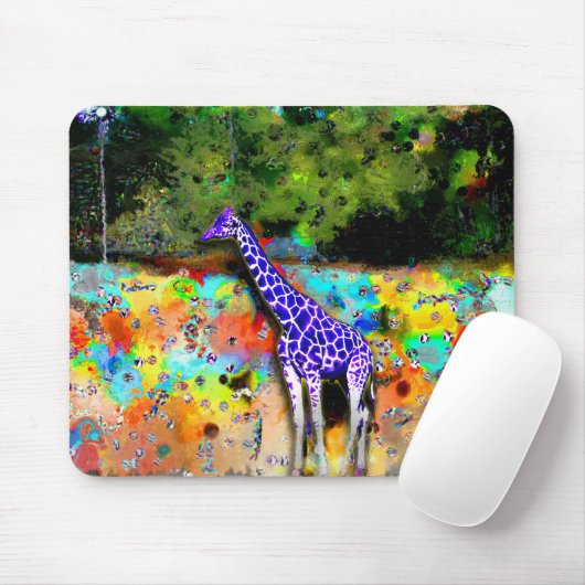 Tapis De Souris Girafe (Avec souris)