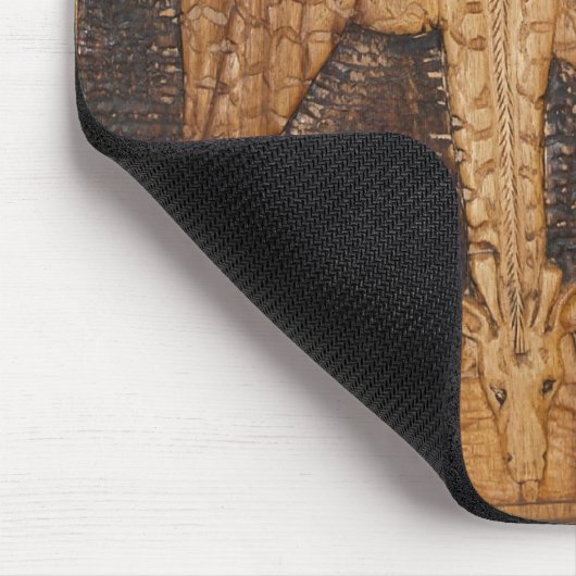 Tapis De Souris Girafe africaine potable Mousepad (Coin)