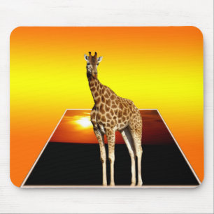 Tapis De Souris Girafe Art Popout Sunshine