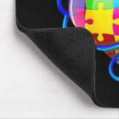 Tapis De Souris Girafe Autism Seeing World Different Angle Aware (Coin)
