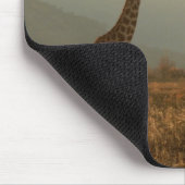 Tapis De Souris Girafe dans la savane (Coin)
