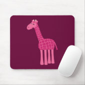 Tapis De Souris Girafe douce (Avec souris)