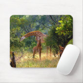 Tapis De Souris Girafe et bébé Mousepad (Avec souris)