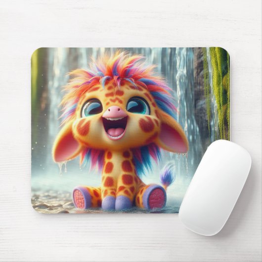 Tapis De Souris Girafe Mauspad (Avec souris)