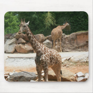 Tapis De Souris Girafe mignonne Mousepad