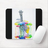 Tapis De Souris Girafe Mousepad (Avec souris)
